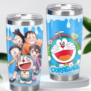 Ly Giữ Nhiệt In Hình Doraemon Siêu Dễ Thương