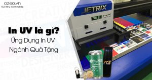 Read more about the article In UV Là Gì? Ứng Dụng In UV Trong Ngành Quà Tặng