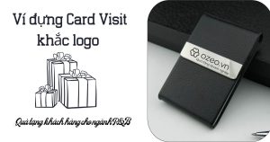 Read more about the article Ví đựng card visit khắc logo – Quà tặng khách hàng cho ngành R&B.
