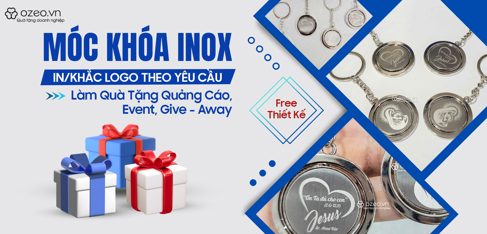 You are currently viewing Móc Khóa Inox Khắc Logo Làm Quà Tặng Quảng Cáo Give-Away