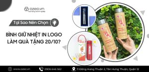 Read more about the article Tại Sao Nên Chọn Bình Giữ Nhiệt In Logo Làm Quà Tặng 20/10?