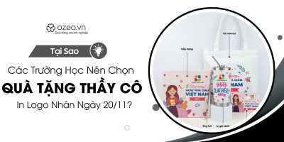 Tại Sao Trường Học Nên Tặng Quà Tặng Thầy Cô In Logo Nhân Ngày 20/11