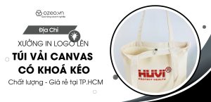 Read more about the article Xưởng In Logo Lên Túi Vải Canvas Có Khóa Kéo Chất Lượng Tp.HCM