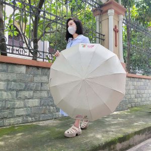 Ô Dù Gấp 3 Tự Động 2 Chiều In Logo – Tặng Nhân Viên & Đối Tác