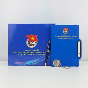 Set Quà Tặng Đại Hội Đoàn TNCS In Logo GS08