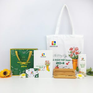 Bộ Quà Tặng 20/11 In Logo Tri Ân Thầy Cô Giáo – GS19