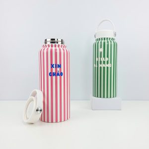 Bình Giữ Nhiệt 1L Họa Tiết Sọc Vằn In Theo Yêu Cầu BGN06
