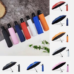 Ô Dù Cầm Tay Tự Động 2 Chiều In Logo Quà Tặng Tri Ân Khách Hàng – DU01