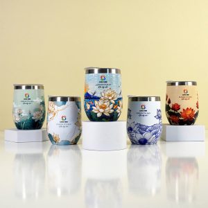 Set Quà Tặng Ly Giữ Nhiệt Hoa Sen Lotus Blossom-LGN05