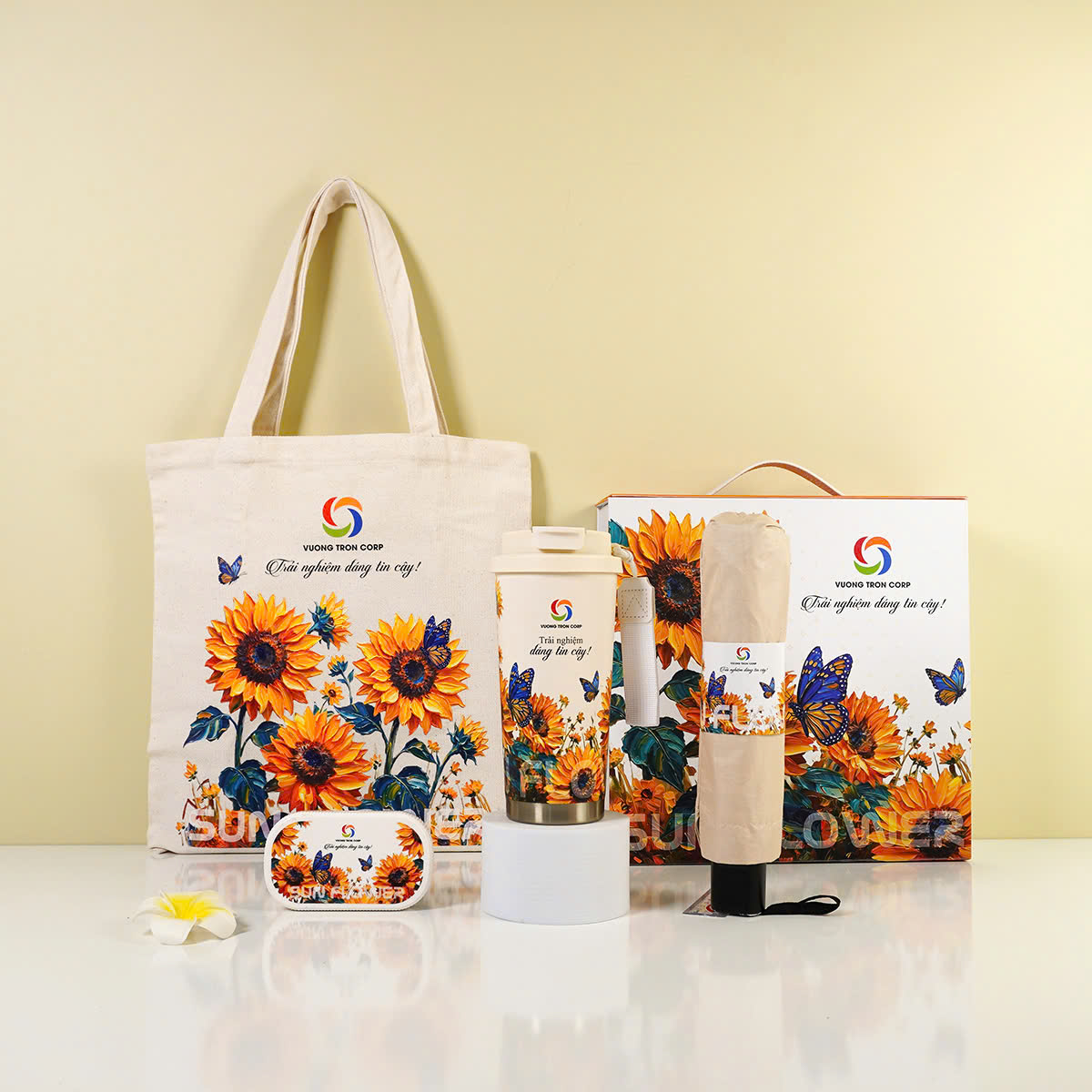 giftset-hoa-huong-duong-in-logo-cho-doanh-nghiep-gs204