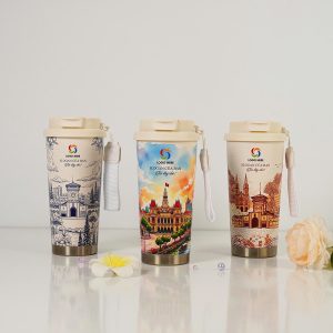 Set Ly Giữ Nhiệt Sài Gòn Quà Tặng Doanh Nghiệp